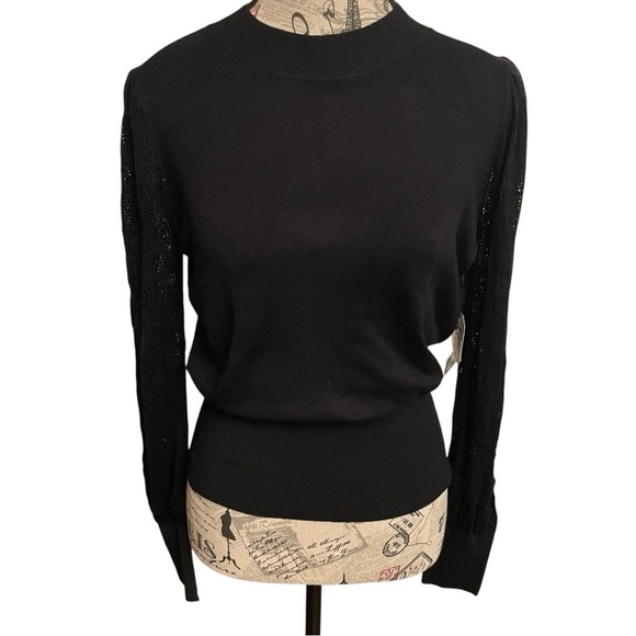 ryegrass Sweaters - Elegant Black Crew Neck Sweater
